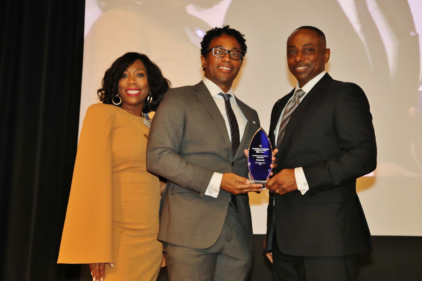 Necole Cheung, Wesley Bell, Rick Stevens